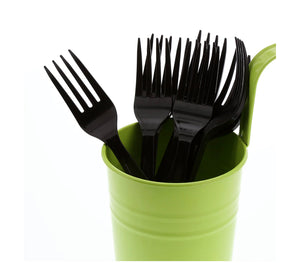 Fork, Heavy Weight, Black, PS, L: 17.9 CM, W: 5.05 G - 1000