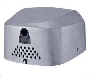 High Speed Smart Stainless Steel Air Hand Dryer with HEPA Filtration - 110-130V, 1450W