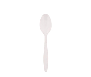 Teaspoon, Heavy Weight, White, PS, L: 15.3 CM, W: 4.2 G - 1000