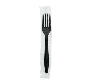 Fork, Heavy Weight, Black, Ind Wrapped, PS, L: 17.9 CM, W: 5.05 G - 1000