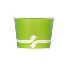 Load image into Gallery viewer, 16 oz Double Poly Paper Food Container, Green, 112mm - 1000 Pcs
