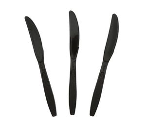 Knives, Heavy Weight, Black, PS, L: 19.2 CM, W: 5.7 G - 1000