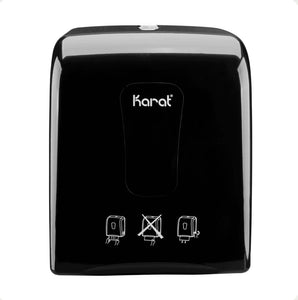 Auto-Cut Roll Towel Dispenser, Black - 1 unit