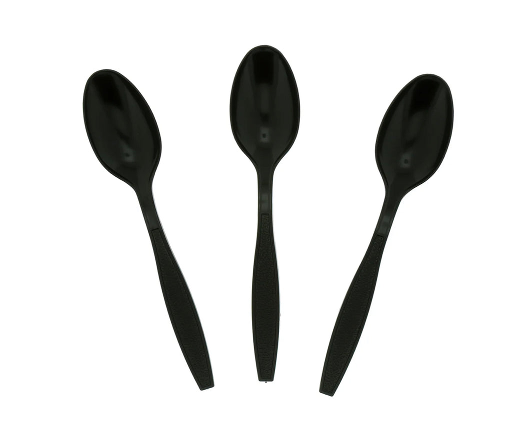 Teaspoon, Heavy Weight, Black, PS, L: 15.3 CM, W: 4.2 G - 1000