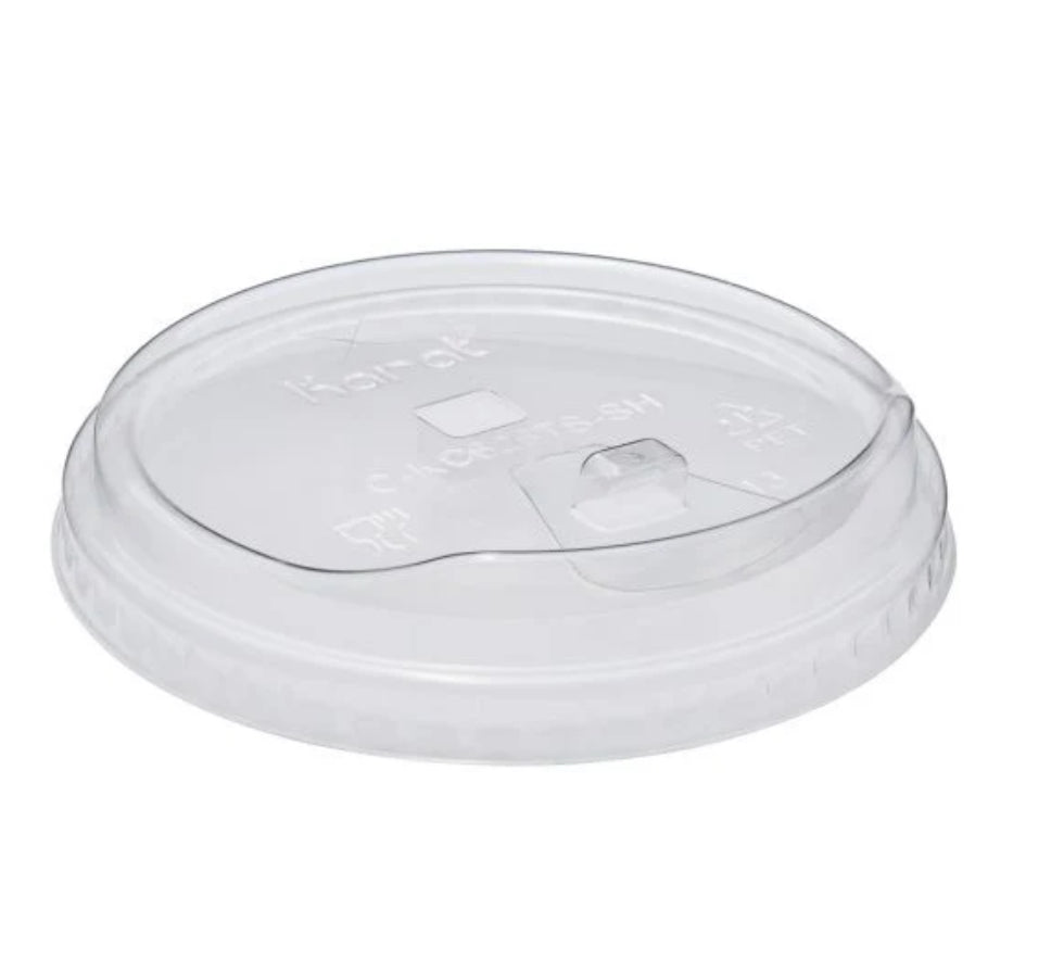 PET Strawless Sipper Lid, Fits 12-24oz, 98mm - 1,000 pcs