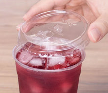 Load image into Gallery viewer, PET Strawless Sipper Lid, Fits 12-24oz, 98mm - 1,000 pcs
