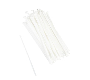 Cellulosic Straw, 7.75", Jumbo, Paper Wrapped, Compostable, Clear, 12,000 pcs