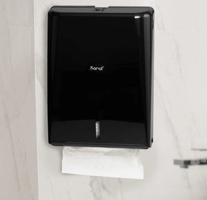 Multi-Fold Paper Towel Dispenser, Black - 1 unit