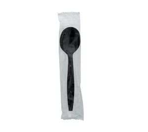 Soupspoon, Ind Wrapped, Heavy Weight, Black, PS, L: 14.5 CM, W: 4.5 G - 1000